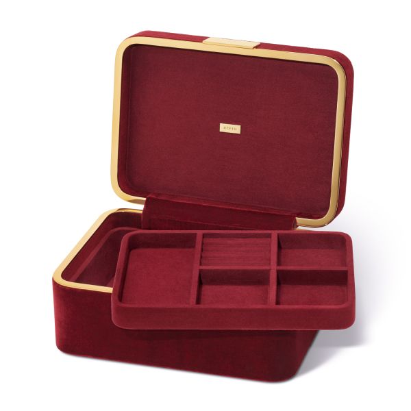 Beauvais Velvet Jewelry Box