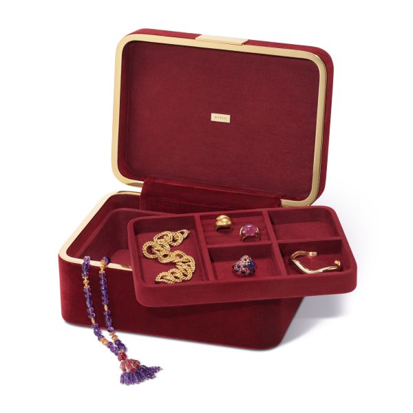 Beauvais Velvet Jewelry Box