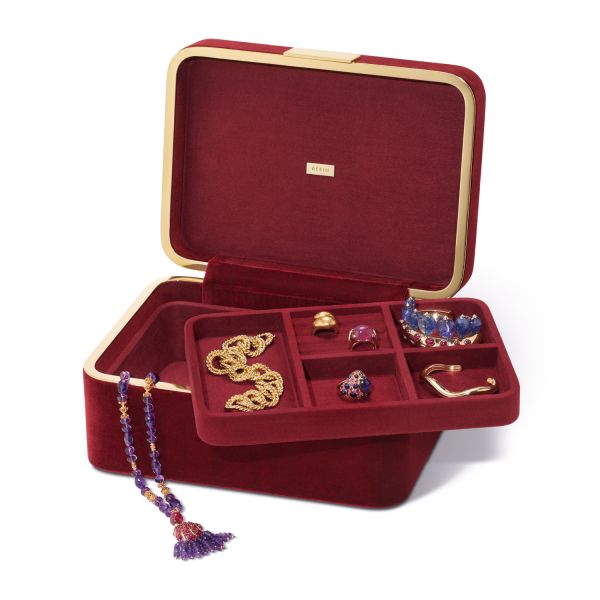 Beauvais Velvet Jewelry Box