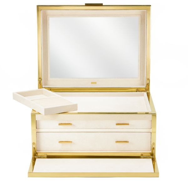 Classic Shagreen Luxe Jewelry Box