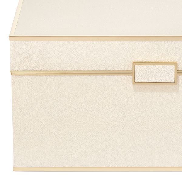 Classic Shagreen Luxe Jewelry Box