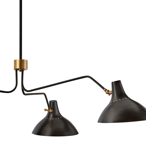 Charlton Large Triple Arm Chandelier