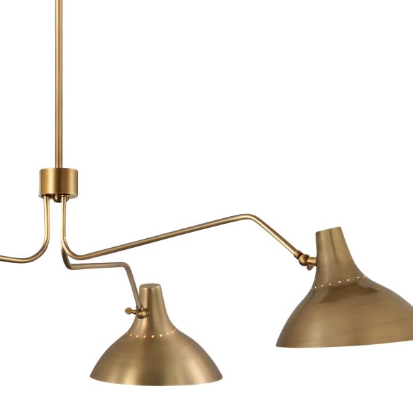 Charlton Large Triple Arm Chandelier