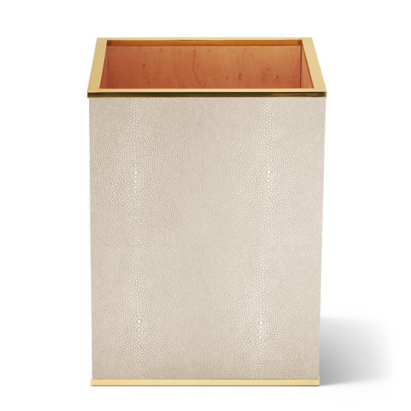 Classic Shagreen Wastebasket