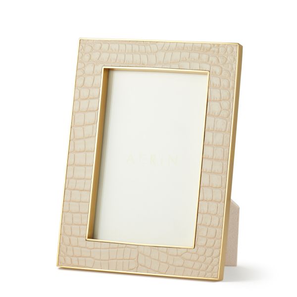 Classic Croc Leather 4x6 Frame