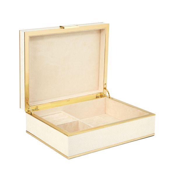 Classic Shagreen Large Jewelry Box