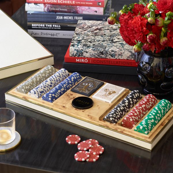 Shagreen Poker Set