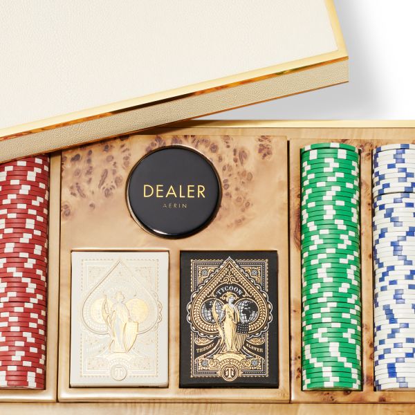 Shagreen Poker Set