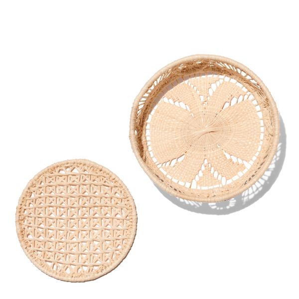 Raffia Coaster, Set of 6