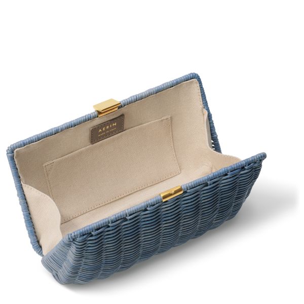 Adelina Wicker Clutch