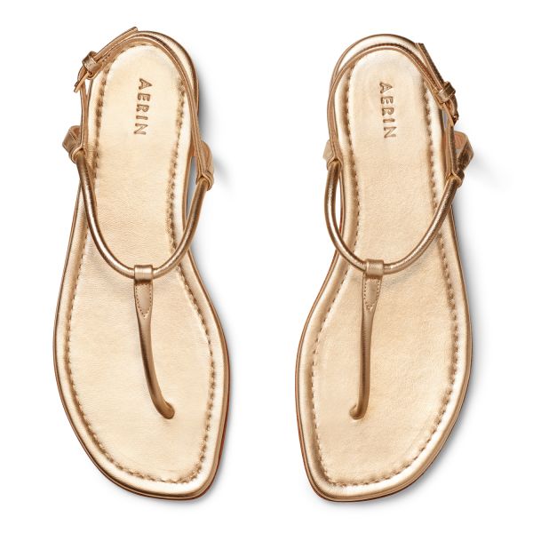 T-Strap Leather Sandal