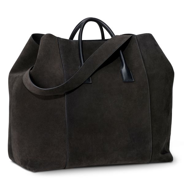 Suede Oversized Weekender