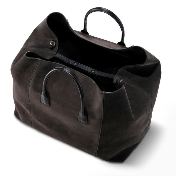 Suede Oversized Weekender