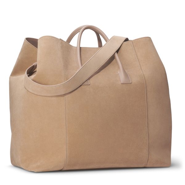 Suede Oversized Weekender