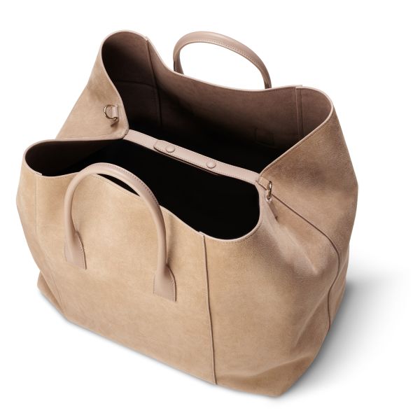 Suede Oversized Weekender