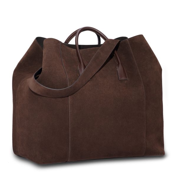 Suede Oversized Weekender