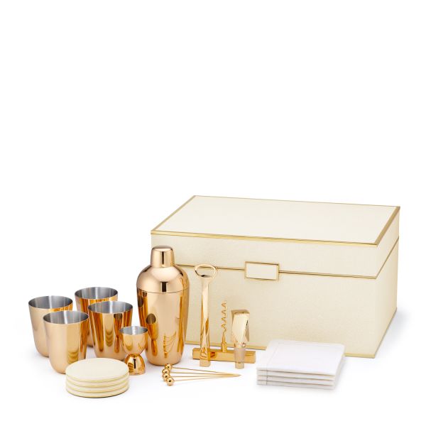 Classic Shagreen Bar Set