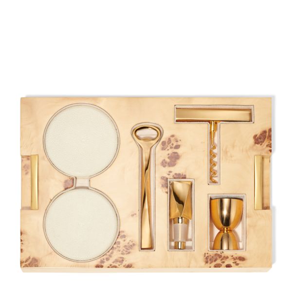 Classic Shagreen Bar Set