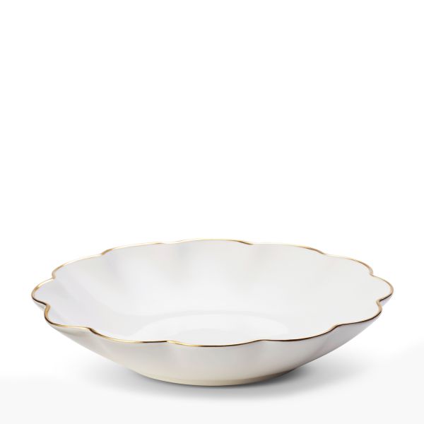 Scalloped Appetizer Plate, Set of 4