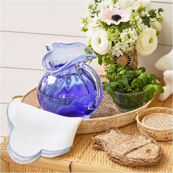 Raffia Oval Tray, Small