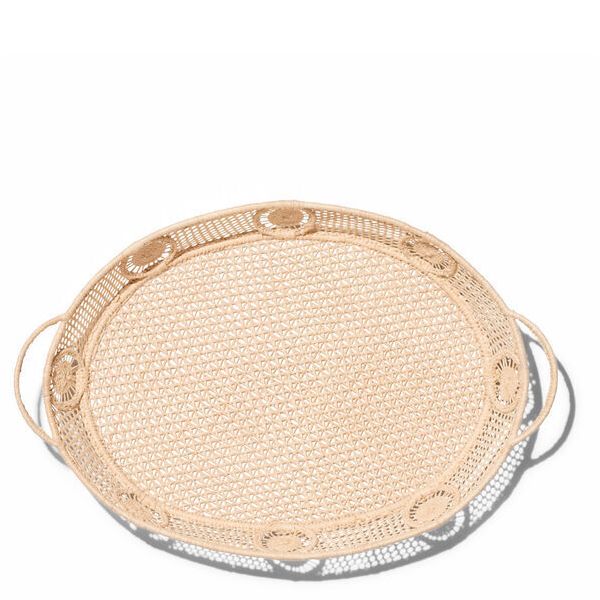 Raffia Oval Tray, Small