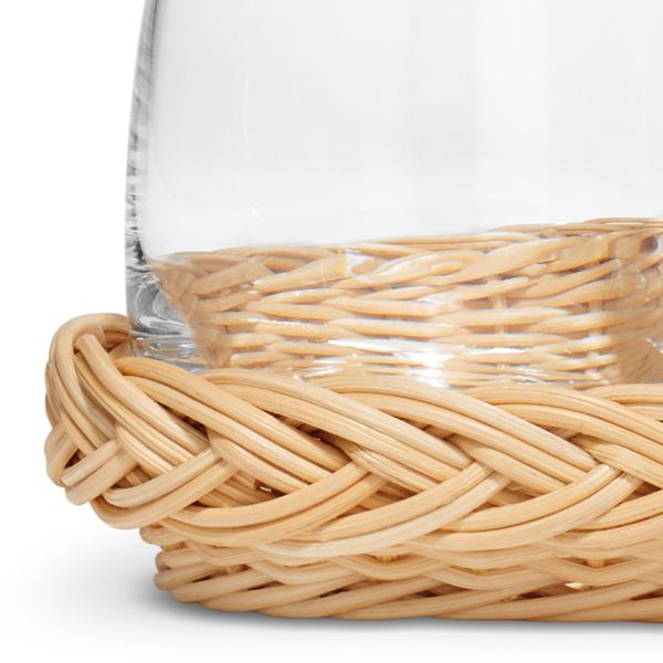 Freya Wicker Oil and Vinegar Bottle Set