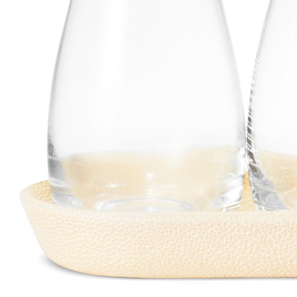 Shagreen Oil and Vinegar Bottle Set