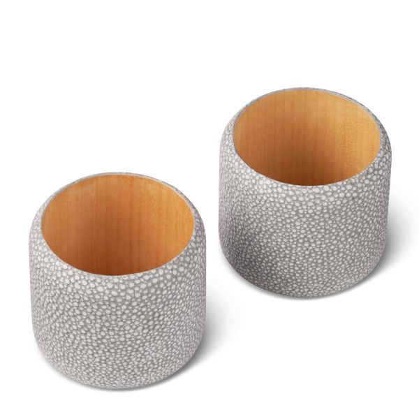 Shagreen Napkin Ring, Set of 2