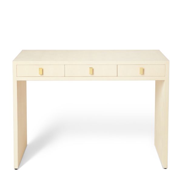 Shagreen Vanity Table and Stool Set