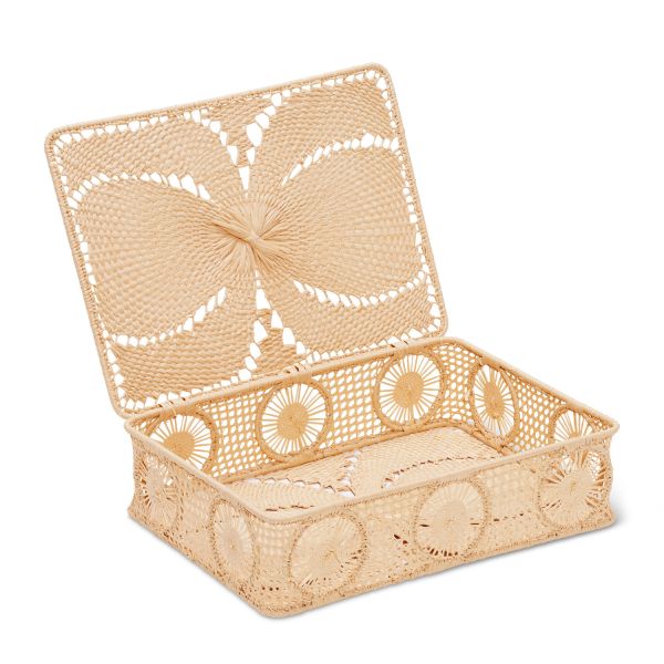 Raffia Rectangular Box