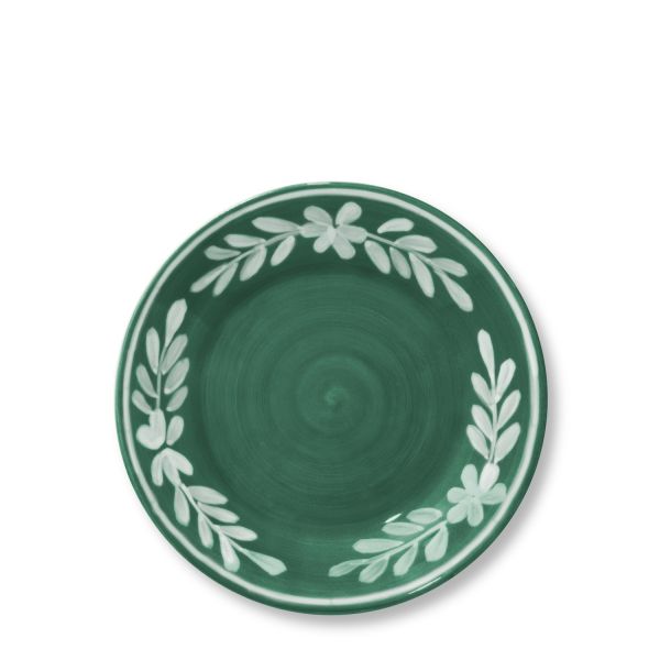 Dessert Plate With White Floral Trim