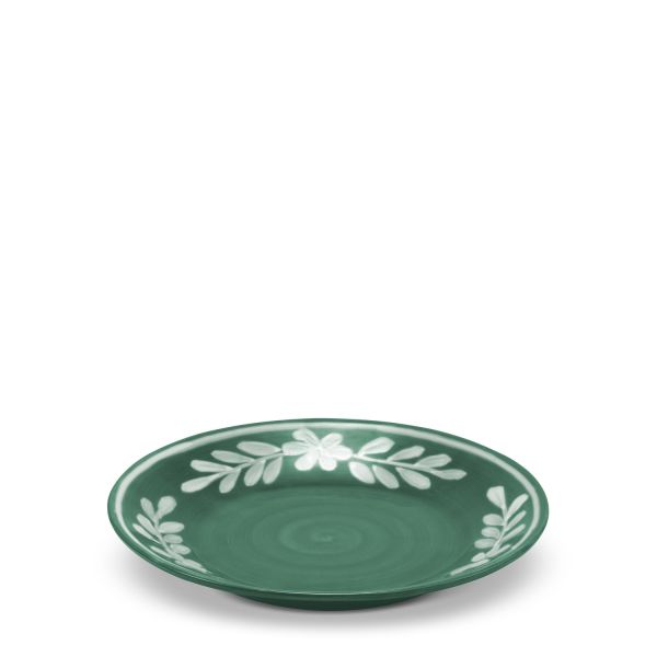 Dessert Plate With White Floral Trim