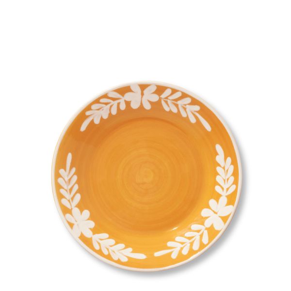 Dessert Plate With White Floral Trim