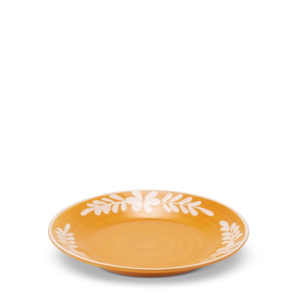 Dessert Plate With White Floral Trim