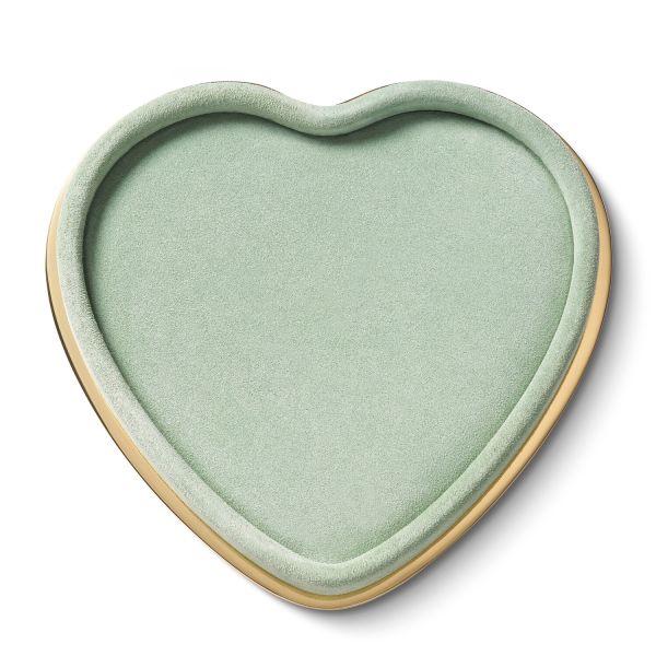 Valentina Suede Heart Tray