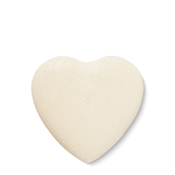 Shagreen Heart Hand Mirror