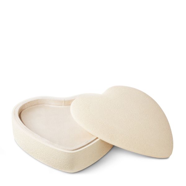 Shagreen Heart Jewelry Box