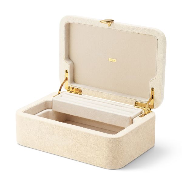 Abella Shagreen Small Jewelry Box