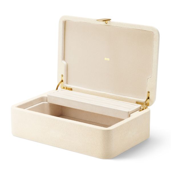 Abella Shagreen Large Jewelry Box