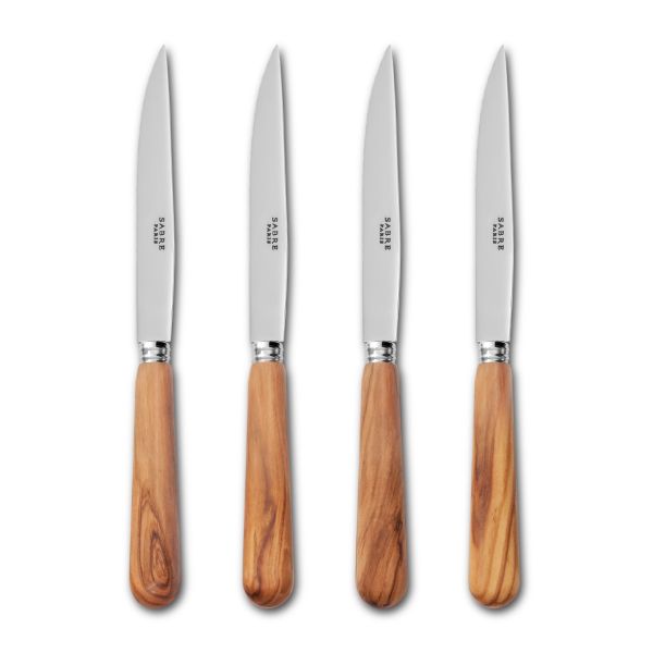 Olivewood Steak Knife, Set of 4
