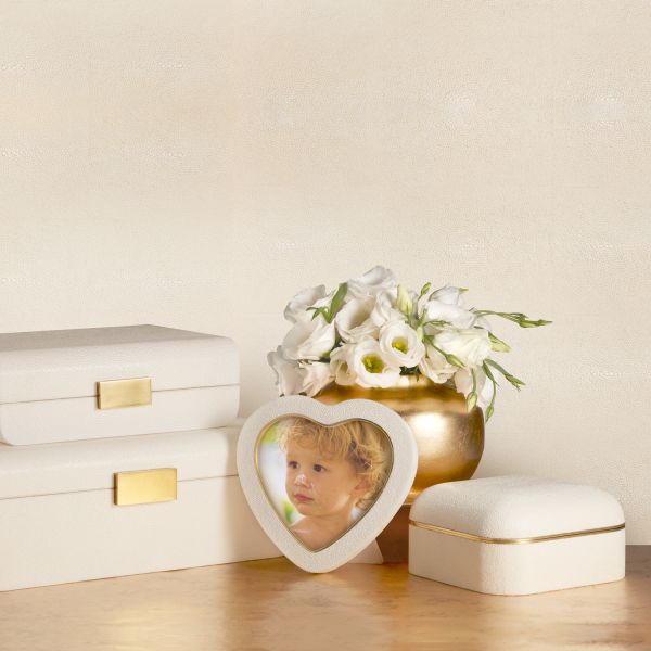 Modern Shagreen Small Jewelry Box
