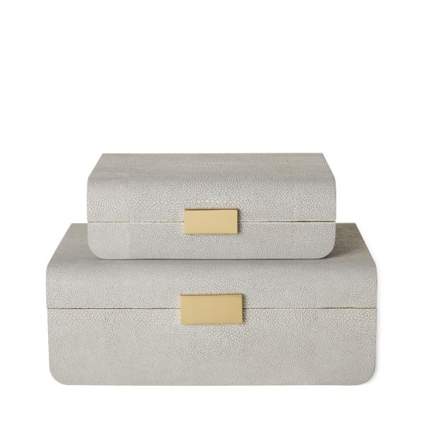 Modern Shagreen Large Jewelry Box