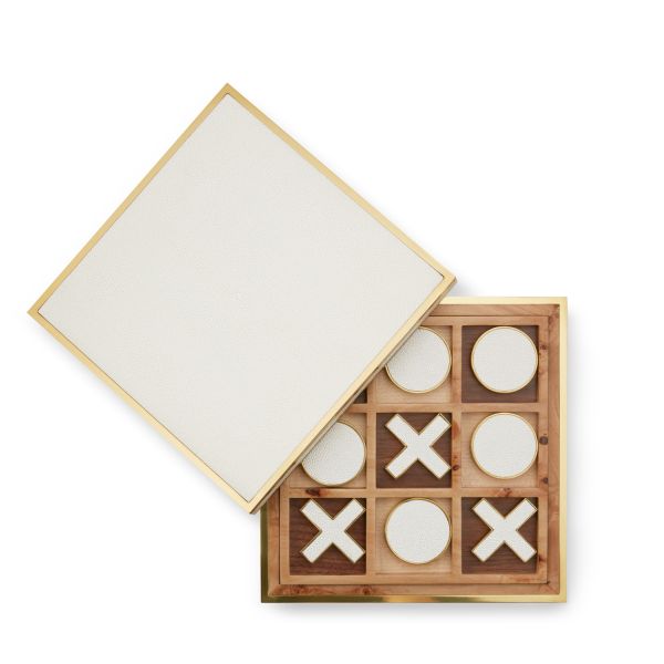 Shagreen Tic Tac Toe Set
