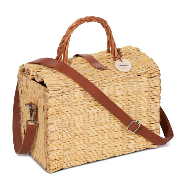 Lurdes Reed Basket Bag