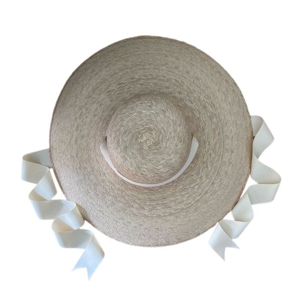 Daisy Sun Hat with Grosgrain Ribbon