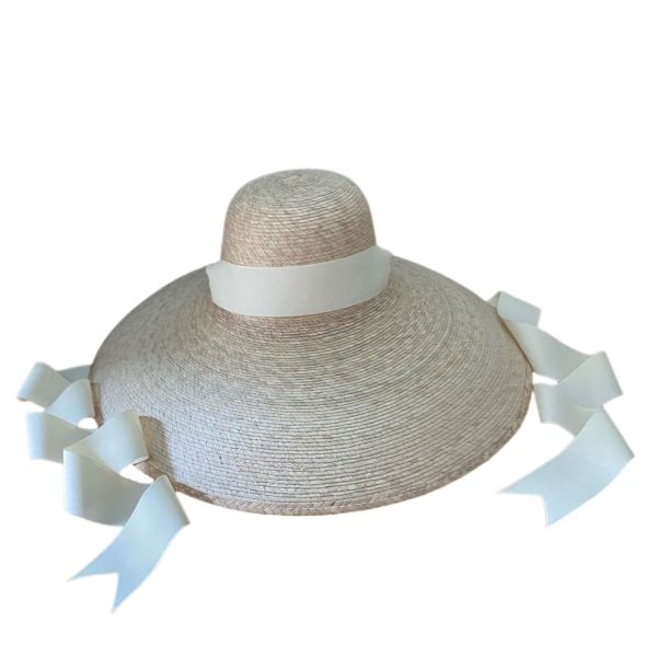 Daisy Sun Hat with Grosgrain Ribbon